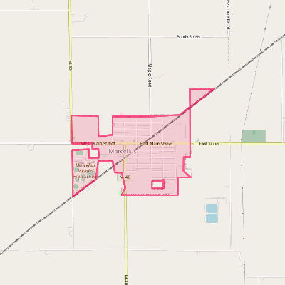 Map of Marcellus