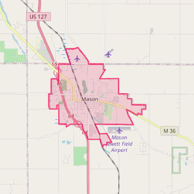 Map of Mason