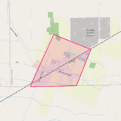 Map of Maybee