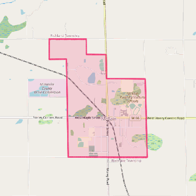 Map of McBain