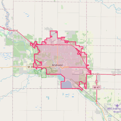 Map of Midland