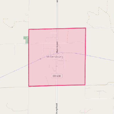 Map of Millersburg