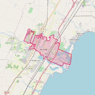 Map of Monroe