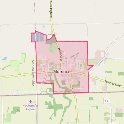 Map of Morenci