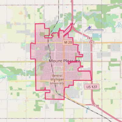 Map of Mount Pleasant
