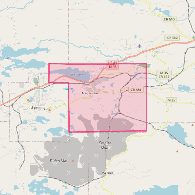 Map of Negaunee