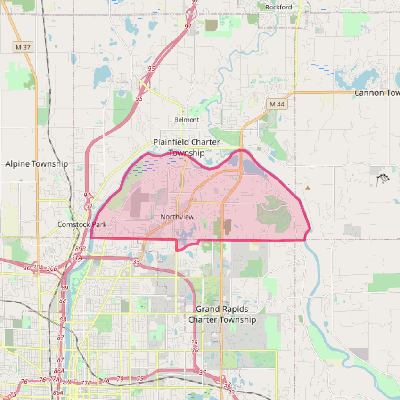 Map of Northview