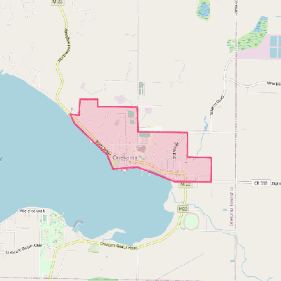 Map of Onekama