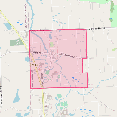 Map of Ortonville