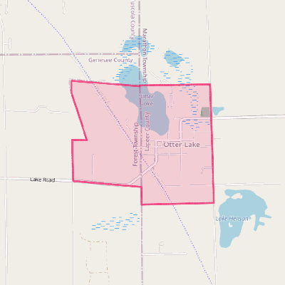 Map of Otter Lake