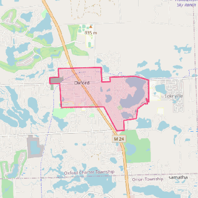 Map of Oxford