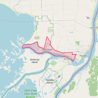 Map of Pearl Beach