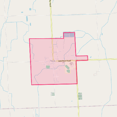 Map of Peck