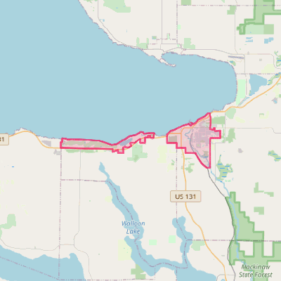 Map of Petoskey