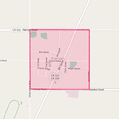 Map of Pierson