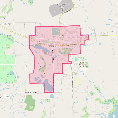 Map of Pinckney