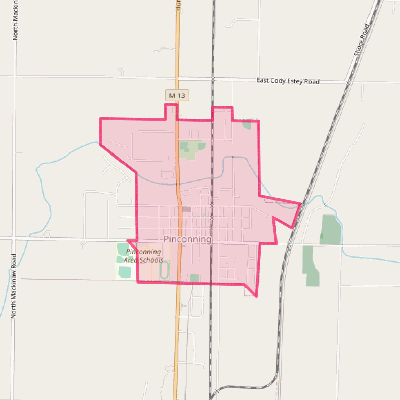 Map of Pinconning