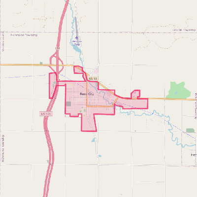 Map of Reed City