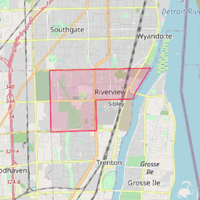 Map of Riverview