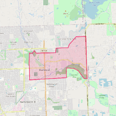 Map of Rochester