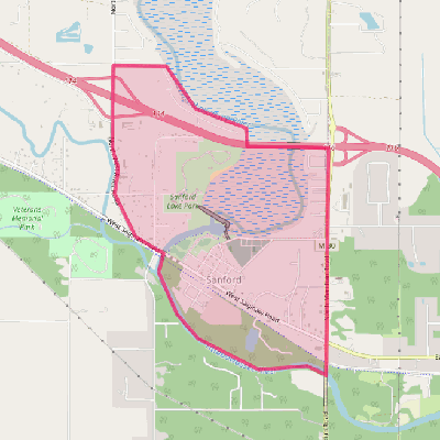 Map of Sanford