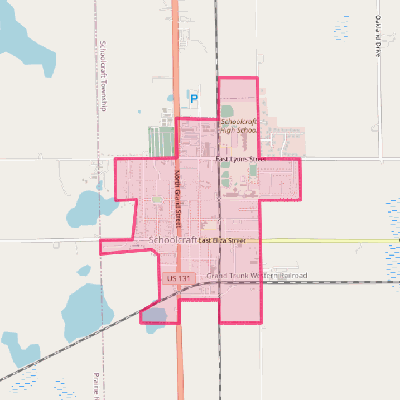 Map of Schoolcraft