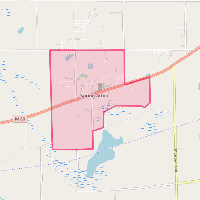 Map of Spring Arbor