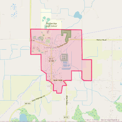 Map of Stockbridge