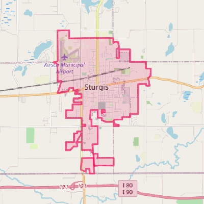 Map of Sturgis