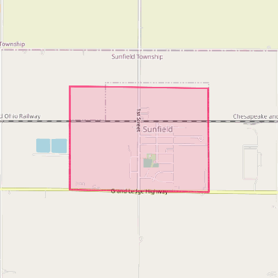 Map of Sunfield