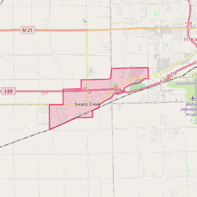 Map of Swartz Creek