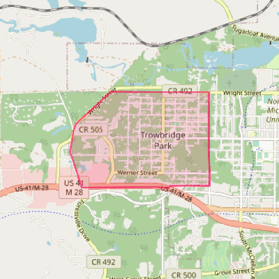 Map of Trowbridge Park