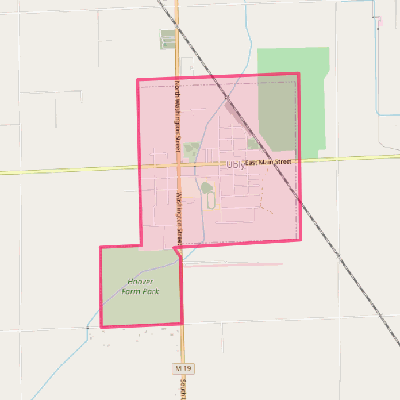 Map of Ubly