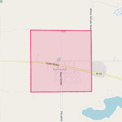 Map of Vandalia