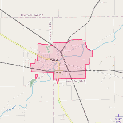 Map of Vassar