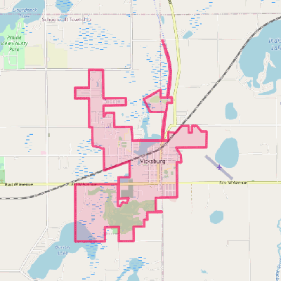 Map of Vicksburg