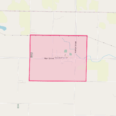 Map of Walkerville