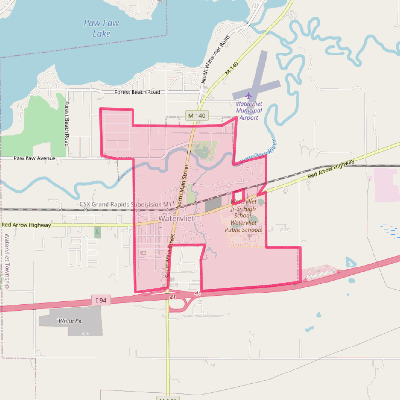 Map of Watervliet