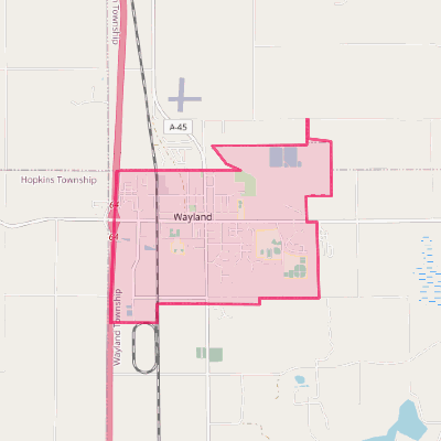 Map of Wayland