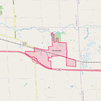 Map of Webberville