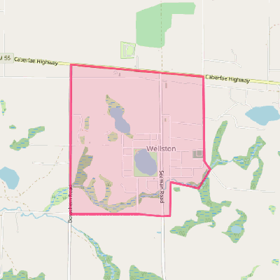 Map of Wellston