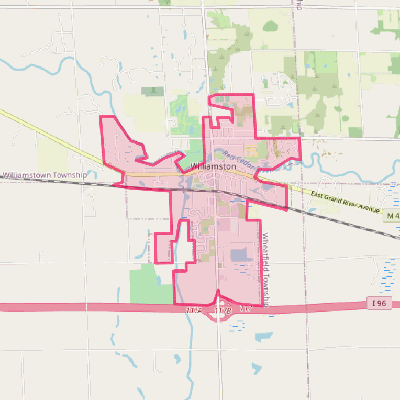 Map of Williamston