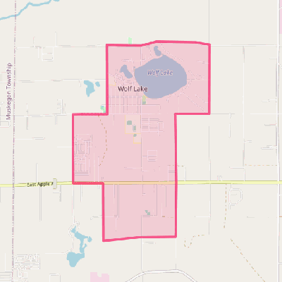 Map of Wolf Lake