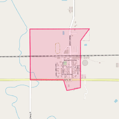 Map of Alberta