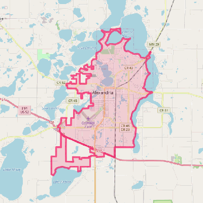 Map of Alexandria