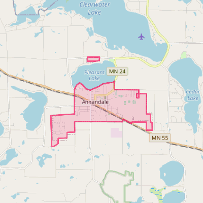 Map of Annandale