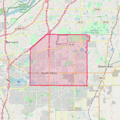 Map of Apple Valley