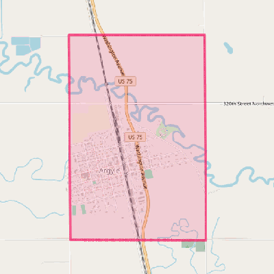 Map of Argyle