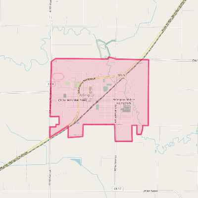 Map of Arlington