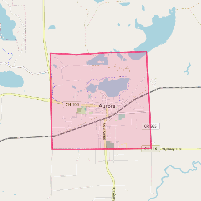 Map of Aurora